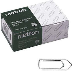 Συνδετήρες Metron 100τεμ Νο3 28mm
