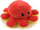 Plush 20 Centimeters Octopus Reversible Yellow Red Reversible Octopus 20cm