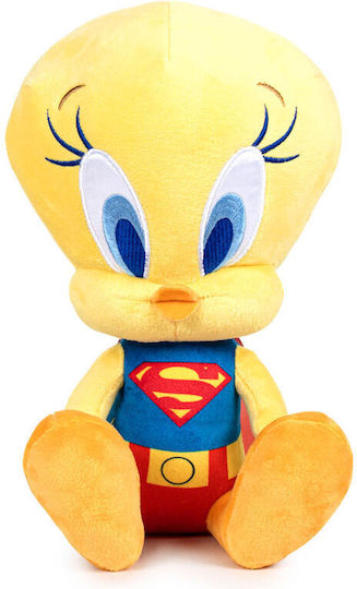 Tweety Looney Tunes 100th Anniversary Dressed As Superman Plush 15cm