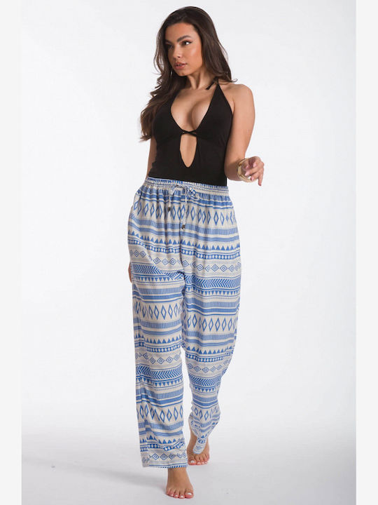 Rima Beachwear Γυναικεία Παντελόνα Παραλίας Άσπρο