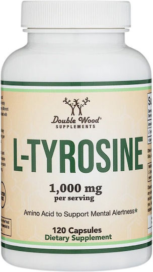 Double Wood Supplements L-tyrosine 500 Mg 120 Κάψουλες
