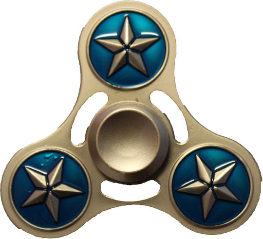 Finger Spinner Metal Star 2 Minutes Metal Gold