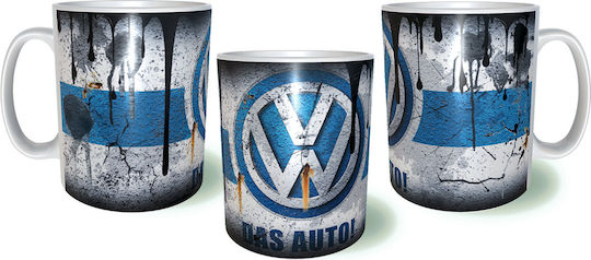 Volkswagen Verschmutzte Rostige Keramiktasse 11oz