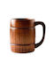 Ξύλινο Ποτήρι 330ml Καφέ Τσάι Μπύρα Wooden Glass 330ml Coffee Tea Beer