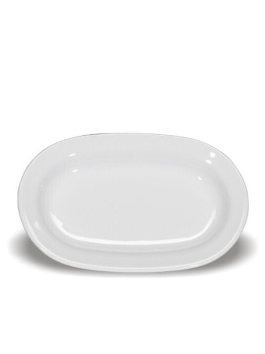 Elite Serving Platter Oval made of Porcelain White 37cm