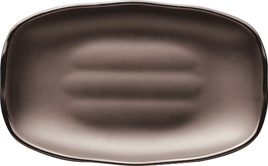 B398 Сервизни Чинии Черна Парал Мие Меламини L30xw19xh3.4cm