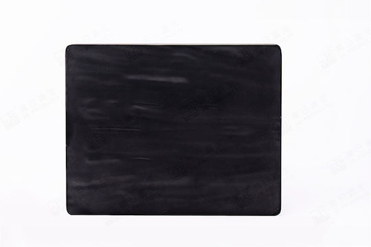 D298 Schwarze Servierplatte Parallelogramm Mit Melamin L32,5xB26xh0,7cm