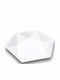 Forhome 922555 Servierplatte Keramik Polygonal 25x25cm Hotel Design