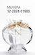 Zivas Oală de miere Sticlă Transparent 1pcs