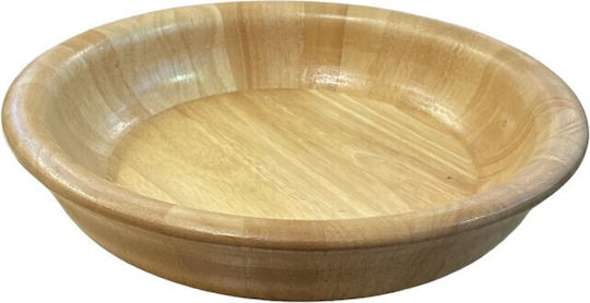 Salatschüssel Hölzernes Braun 31x7cm 1Stück Salatschüssel Hölzernes Braun 31x7cm 1Stück