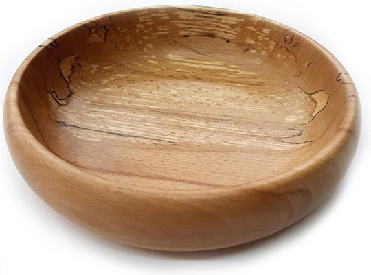 Wooden Art Ξύλινο Μπολ-πιάτο Οξιάς 24cm 0121