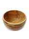Wooden Art Deep Salad Bowl Made of Beech Wood 20cm 0126