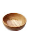 Wooden Art Salad Bowl Wooden Maple 34cm 0112