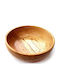 Wooden Art Salad Bowl Wooden Maple 37cm 0198