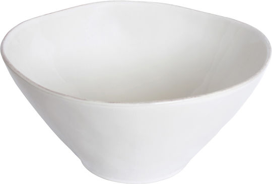 Lisa Salatschüssel 26cm Weiß Steinzeug Costa Nova