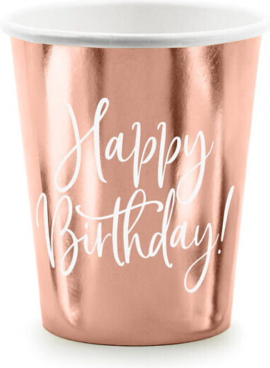 PartyDeco Happy Birthday Glass for Party