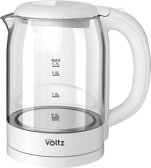 Voltz Електрически Кана 1.7л 2200W Бял