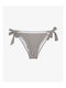 Bikini Bottoms Slip with Laces Multicolour