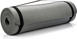 Power Force Saltea De Exerciții Pilates Gri Cu Curea De Transport (180x60x1.5cm)