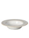 Roda Deep Serving Plate Rim 22cm White Stoneware Costa Nova
