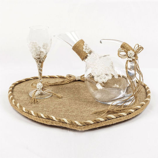 Burlap Love Hochzeits-Set für den Trauzeugen