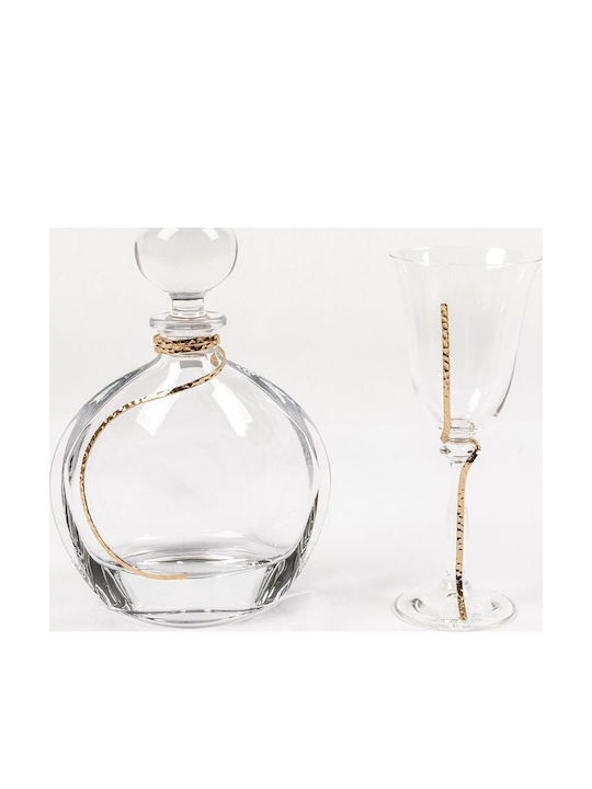 Hammered Finesse Rose Gold Hochzeitsgläser Set