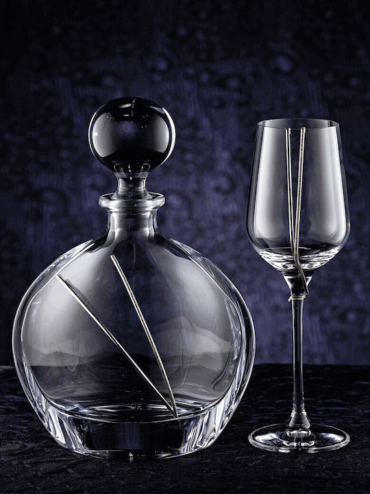 Georgiou Carafă de Nuntă din Argint Gri 1buc