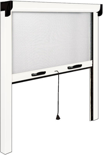 Maurer 100/120 X 160 Cm Moskitonetz Set mit Fiberglas mit Raupenketten Selbstklebend Weiß