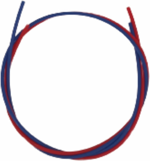 Tub 1/4 Φ 6,3mm Filtre Sub Chiuvetă 1,4m 2 bucăți