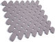 Bricks Curved Non-Slip Drying Mat 06016.003 31x27.5cm Taupe PVC