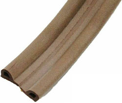 Door Draft Stopper Rubber Type R Brown Meter Single 2-5mm