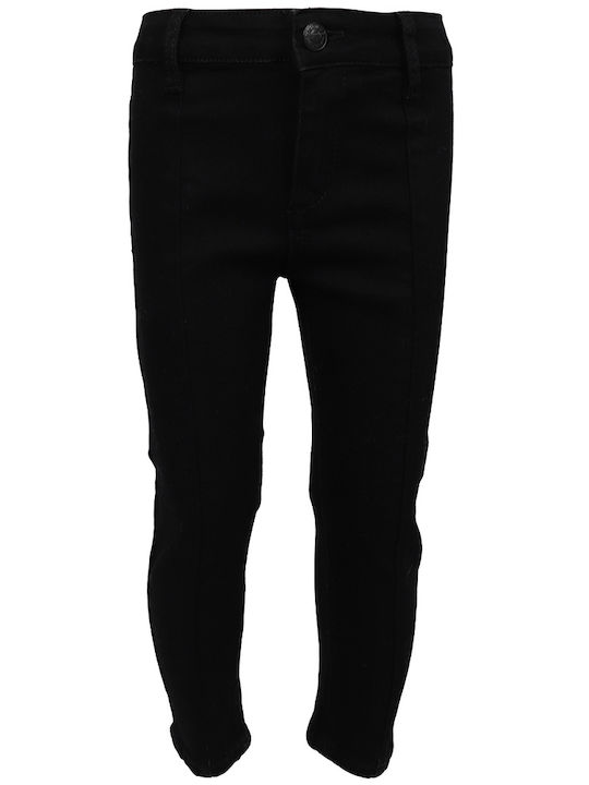 Kinder Schlaghose Jeans Schwarz