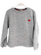 Kids Rib Sweater Round Neck Mexx 1843 Velours Gray