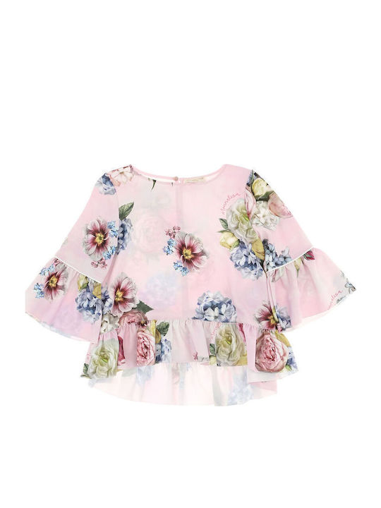 Top Monnalisa Spring Chic 715305f1 5652-0090 Girls Kids Top Top Monnalisa Spring Chic 715305f1 5652-0090 Girls Kids Top