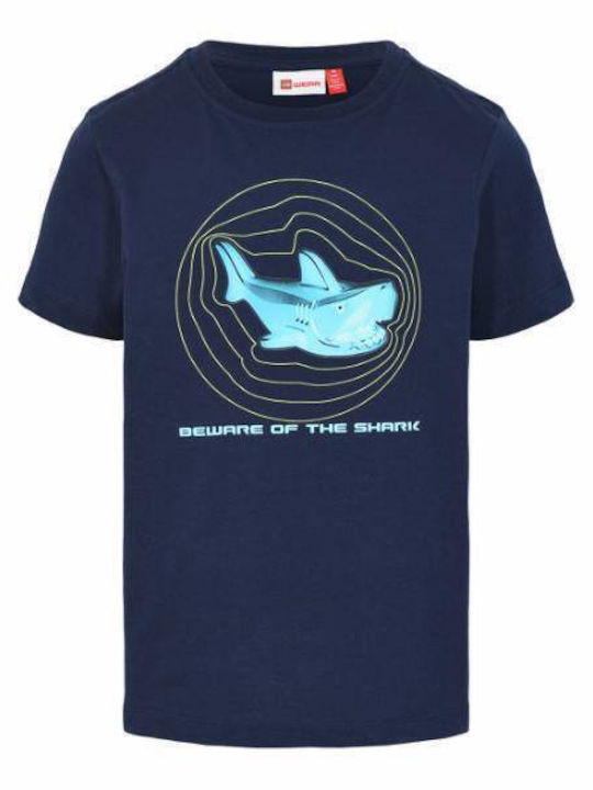 11010097-590 Lego Kids Shark Short-sleeve Tee Navy Color