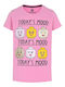 12010012-449 Lego Little Girls Today's Mood Ss Tee Pink Color