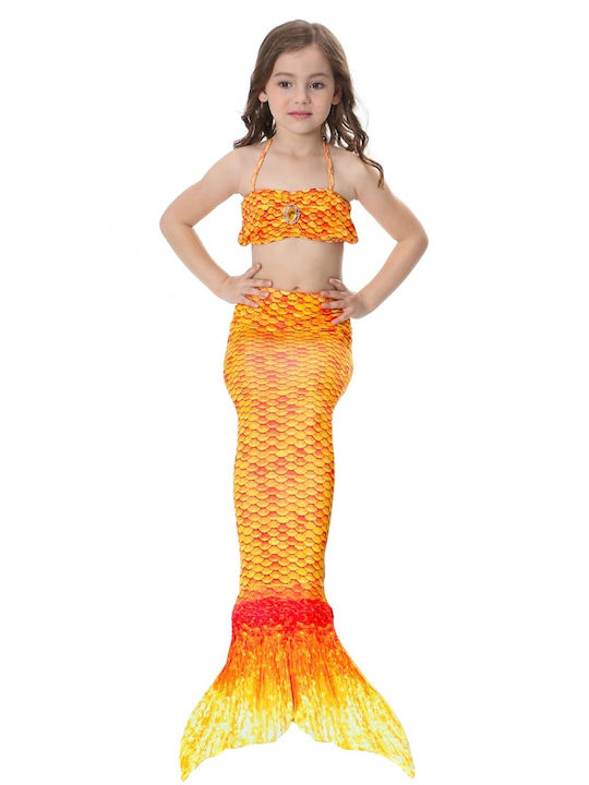 iEFiEL Kids Swimwear Swimwear Set Orange