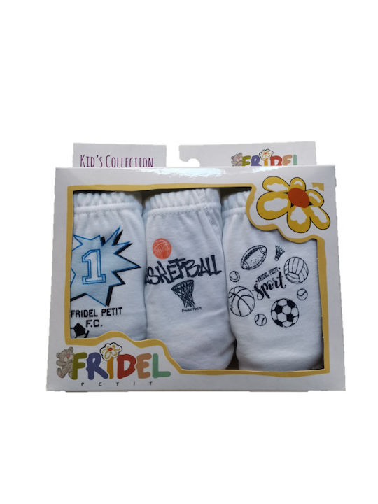 Fridel Petit Kids' Set with Briefs White 3pcs Fridel Petit Kids' Set with Briefs White 3pcs