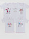 Παιδικά Φανελάκια Trendy Kids 5 Pack Des69 Λευκό