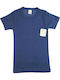 Trendy Daniel Teenager Unterhemd Baumwoll Blau