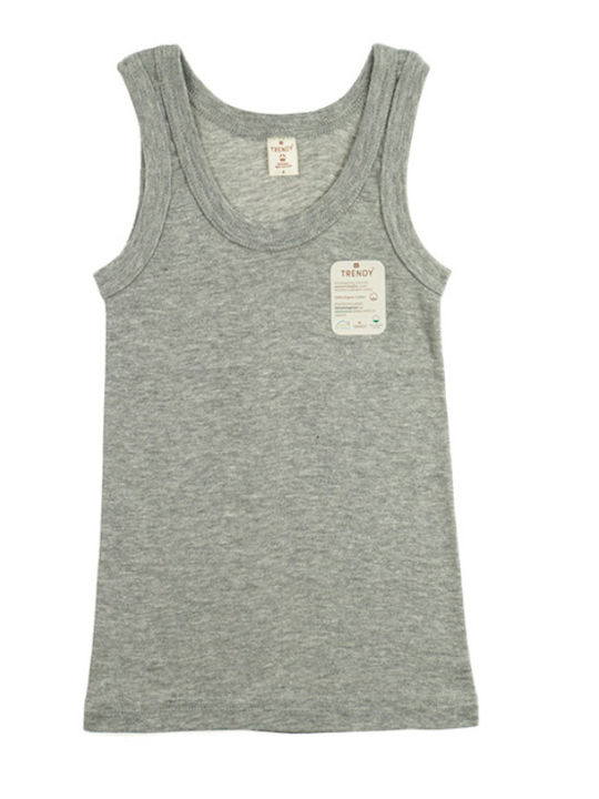 Trendy Kids Maiou pentru copii Fără mâneci Light Grey Trendy Kids Maiou pentru copii Fără mâneci Light Grey