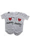 Fridel Petit Baby Bodysuit Underwear Set Short-Sleeved White 2pcs