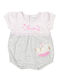 Ellepi Short-Sleeved Baby Bodysuit Bg3780-g for Girls