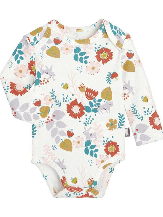Petit Beguin Κορμάκι Body Bebe Fillels Coquette 6011648-coquette1 Εκρού Κορίτσι
