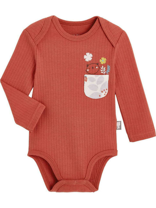 Petit Beguin Κορμάκι Body Bebe Fillels Coquette 6011648 Μπορντω 6011648-coquette2 Μπορντό Κορίτσι