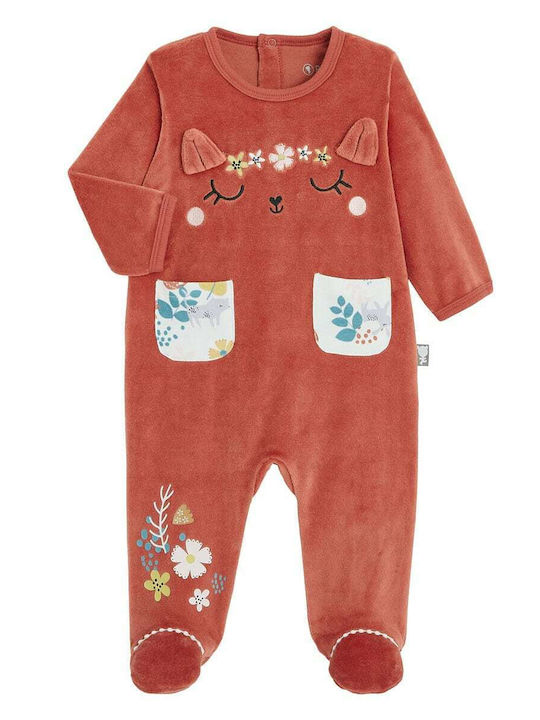 Petit Beguin Baby-Strampler Pyjama Bebe Samt Coquette 6011421 Bordeaux 6011421-coquette Bordeaux Mädchen Petit Beguin Baby-Strampler Pyjama Bebe Samt Coquette 6011421 Bordeaux 6011421-coquette Bordeaux Mädchen