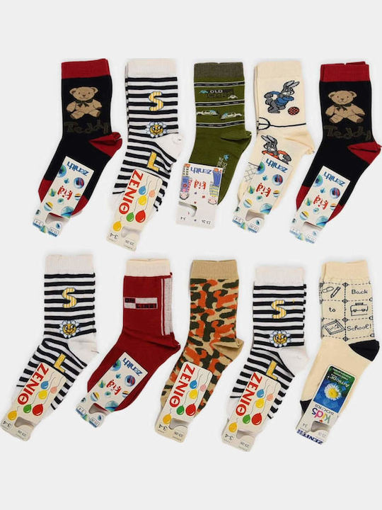 Παιδικές Κάλτσες Ζενιθ Προσφορά 10 Ζεύγη Combo 1 Multicolor