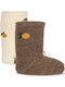 Konges Slojd Kids' Socks Jacquard Organic Cotton 2 Pack No 29-32 Lemon