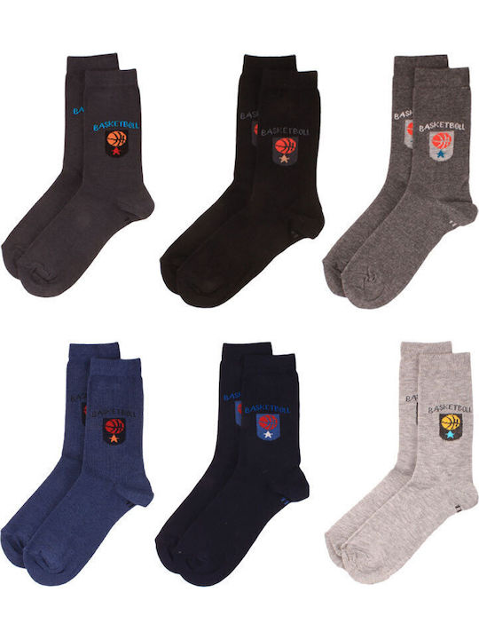 Design Letters Kids' Socks Multicolored 6 Pairs