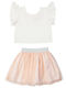 Mamma Natura Kinderbekleidungssets mit Rock Bluse